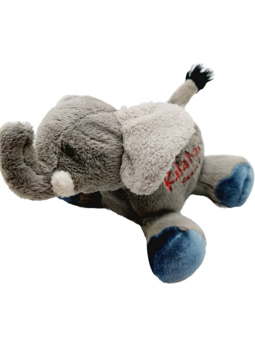 Kalahari Resorts Gray Elephant Plush Stuffed Laying Down Stuffed 5" Mary Meyer